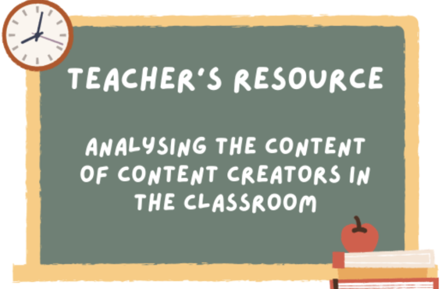Analysing the content of content creators in the classroom 